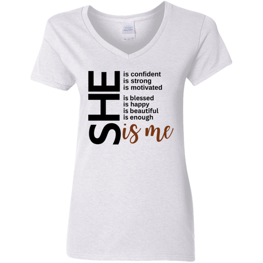 She Ladies V-Neck T-Shirt