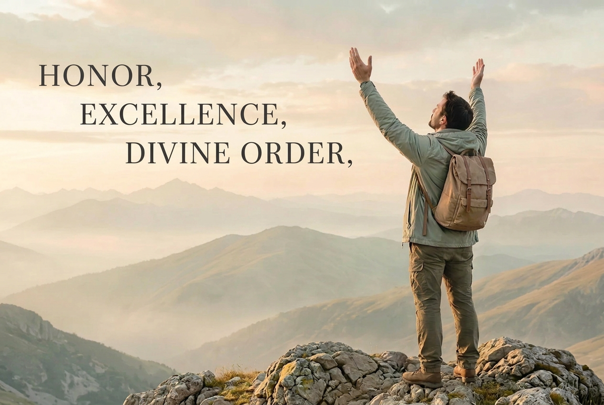 Lighter mountain banner with wording moved lower